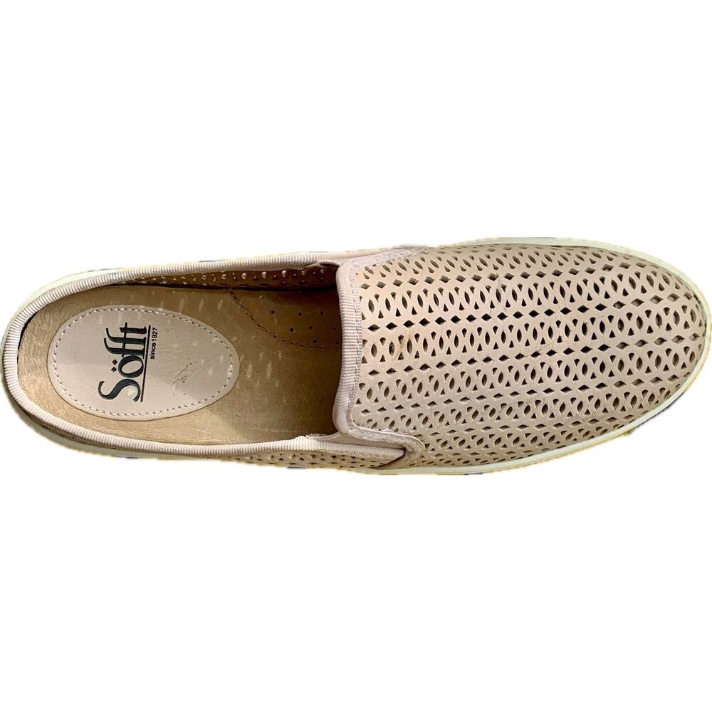 SOFFT Women’s Slip-On Leather Sneaker Padded Slides Somers II Taupe/Blush SIZE 9 - Picture 9 of 14